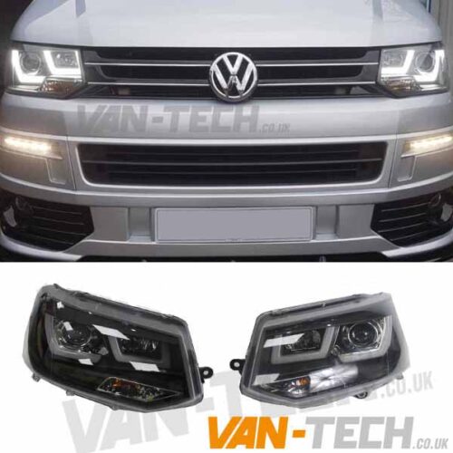 **BLACK FRIDAY SALE** VW Transporter T5.1 LED DRL Light Bar Headlights 2010-2015