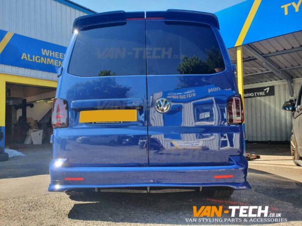 VW T5 T5.1 Transporter Rear Bumper Diffuser and Rear Barn Door Spoiler