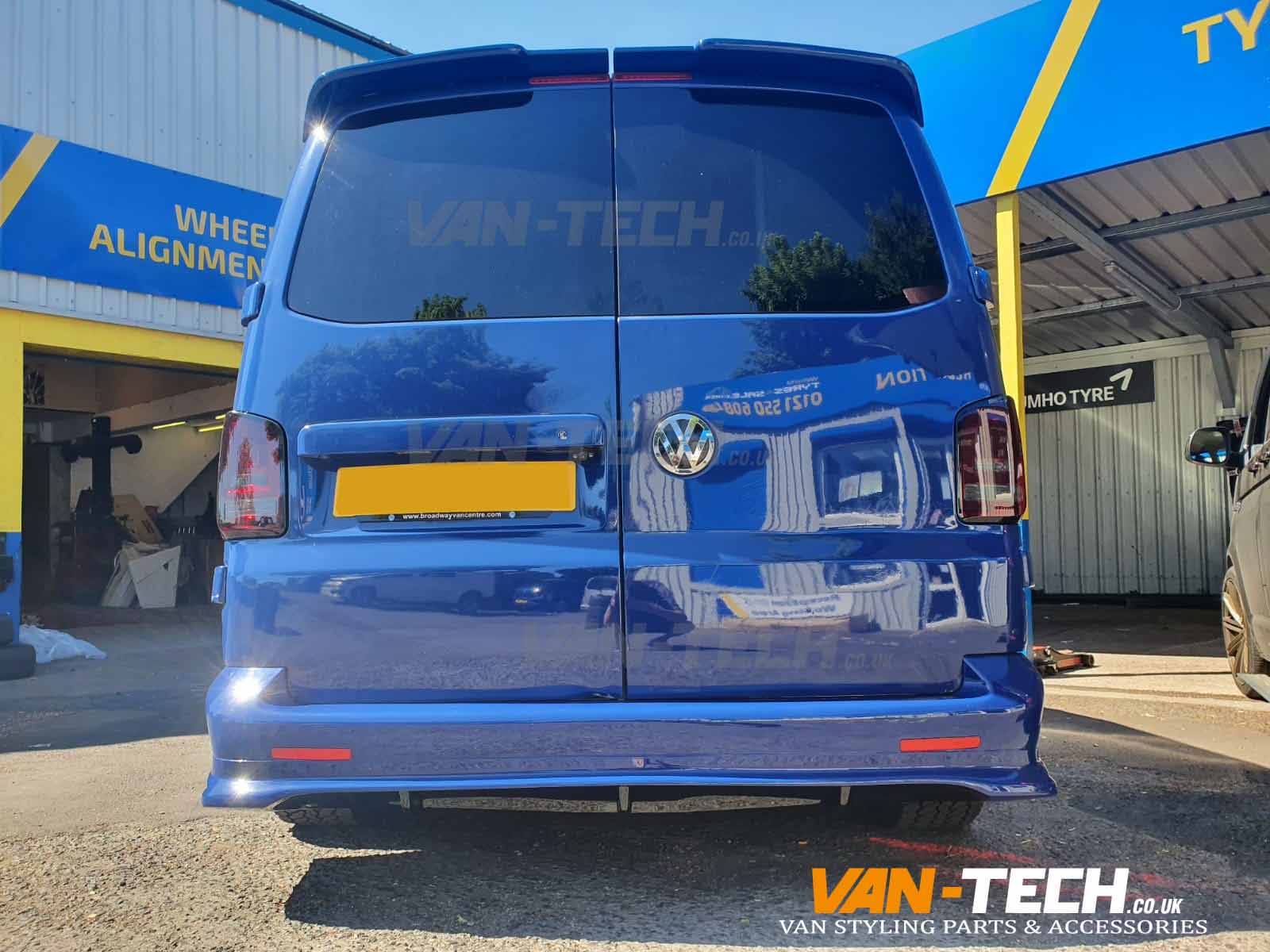 T5.1 Van spats Sports Design Look Brand New in UK Rear bumper Add-on VW T5