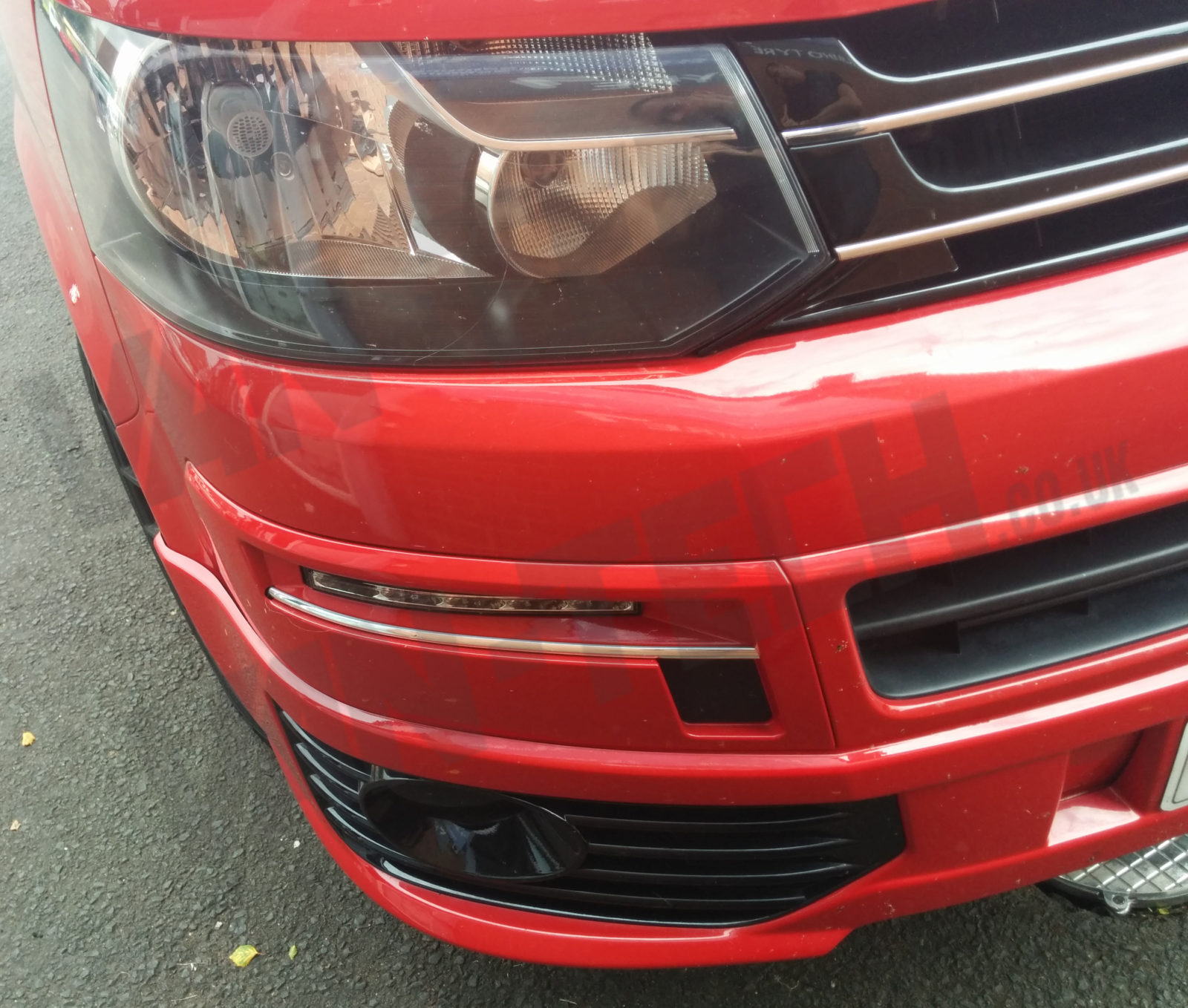 VW Transporter T5 led daytime running lights VanTech