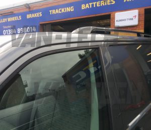 VW Transporter T5 Black Aluminium Roof Rails