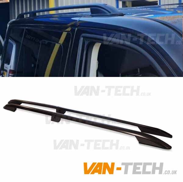 VW T6 T6.1 Black Aluminium Roof Rails SWB LWB