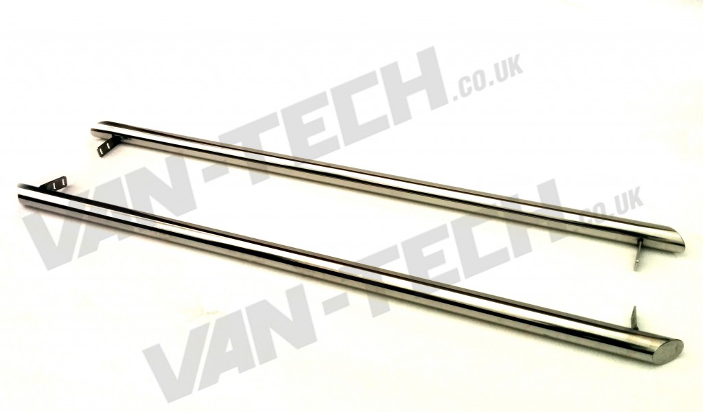 VW Transporter T4 T5 T6 Slash Cut Stainless Steel Side bars VanTech