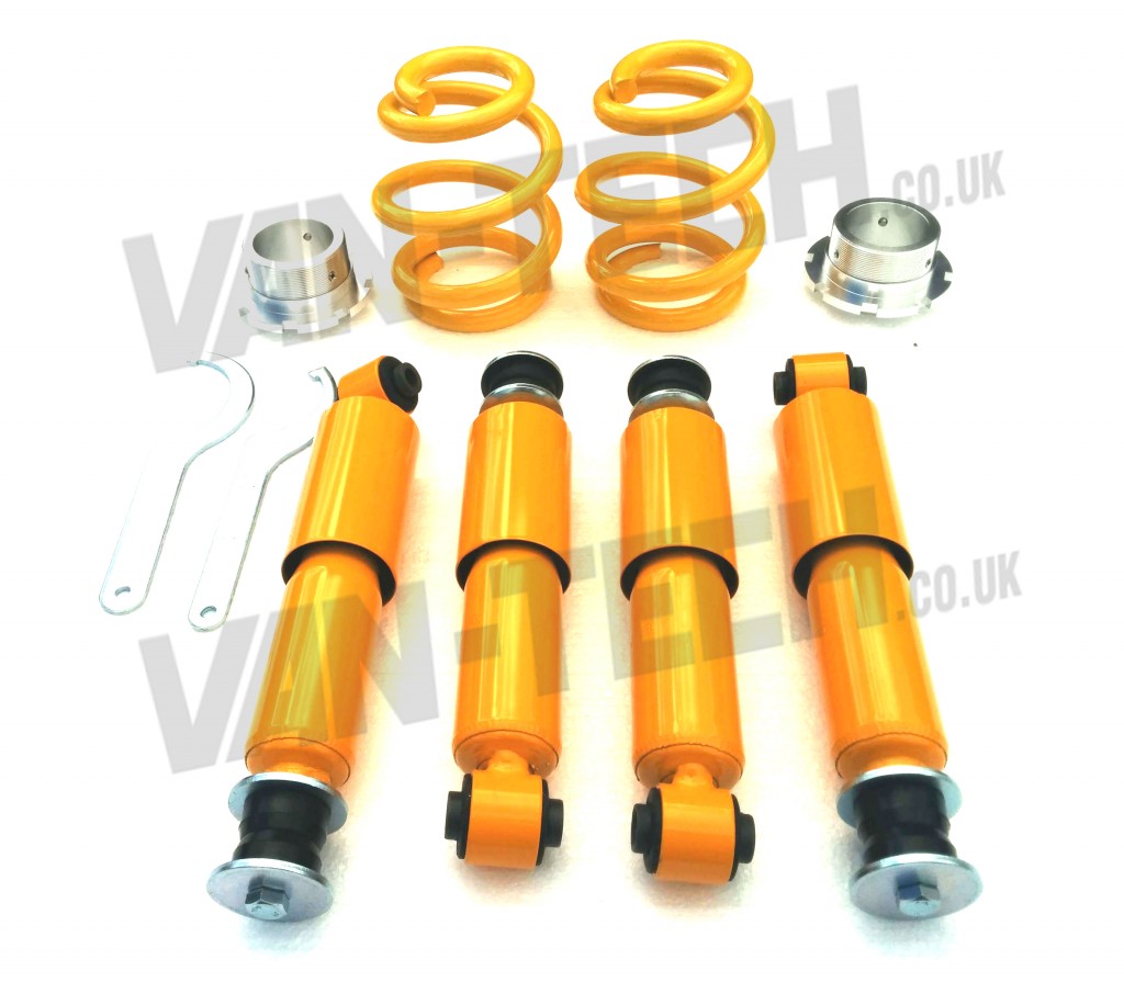 VW Transporter T4 lowering springs coil over VanTech