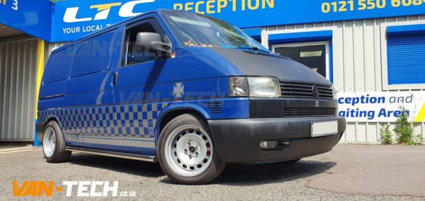 VW Transporter T4 Side Bars Flat End Polish Finish