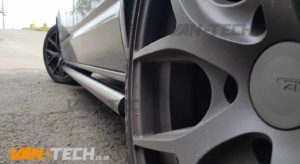 VW T5 T5.1 T6 Black Side Bars Flat End SWB LWB Transporter