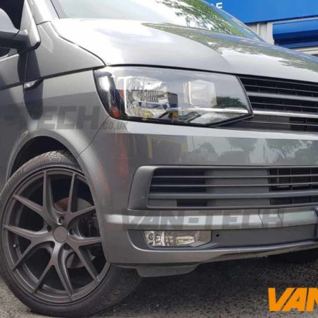 VW T5 T5.1 T6 Black Side Bars Flat End SWB LWB Transporter