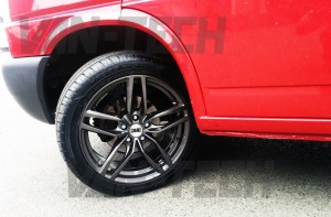 vw transporter T4 DRC DRS Alloy wheel s gun metal 18 inch