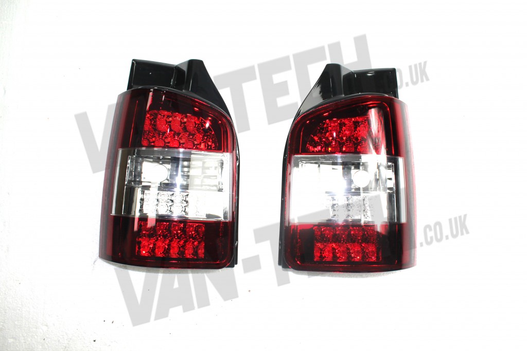 VW T5 Barn Door Rear Lights LED 20032009 Transorter