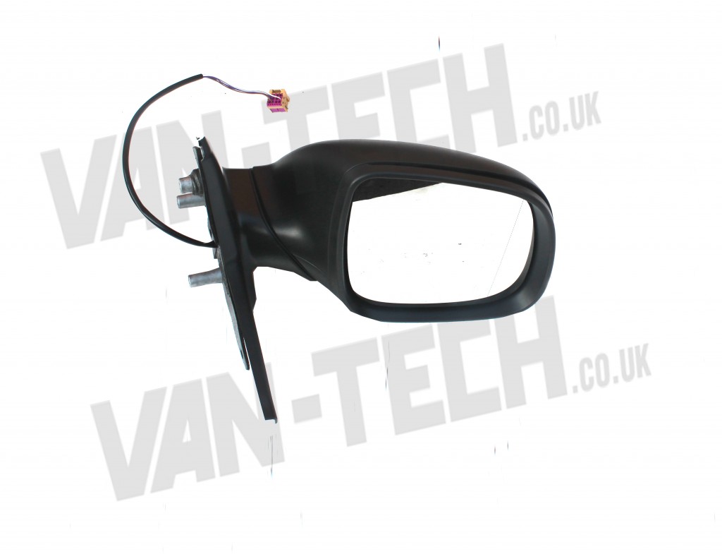 VW T5 Electric Black Wing Mirror Drivers Side Offside 2010 2015 Van