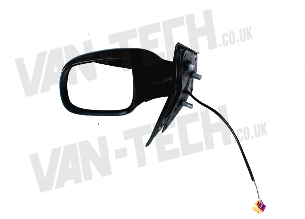 VW T5 Electric Black Wing Mirror Passenger Side Near Side 2010 2015