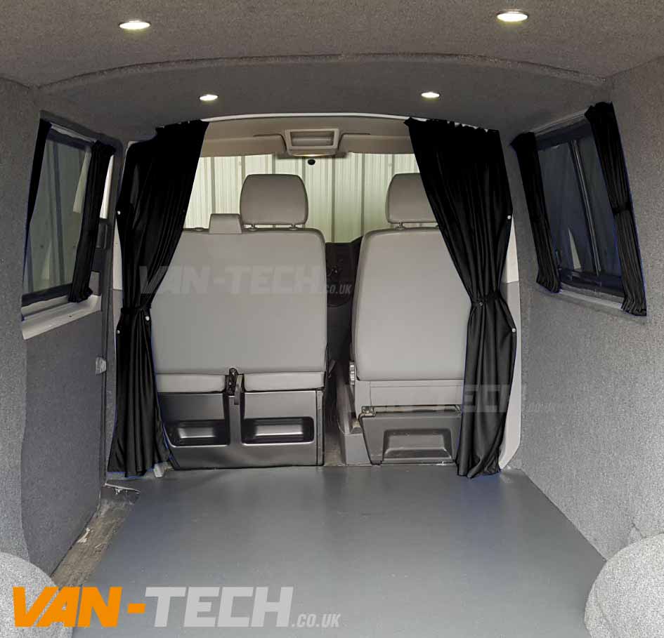 VW T5 T6 Cab Divider Blackout Curtain - Shore Vans