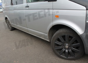 VW transporter T5 Black side bars O.E sportline style