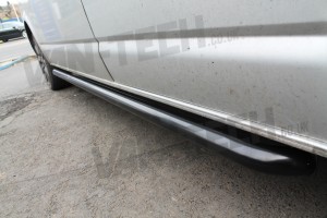 VW Transporter T5 black o.e style side bars