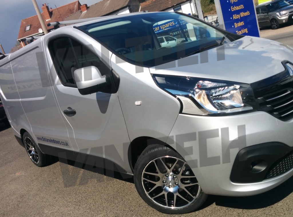 Calibre Exile Alloy Wheels fitted to a New Shape Renault Trafic Van
