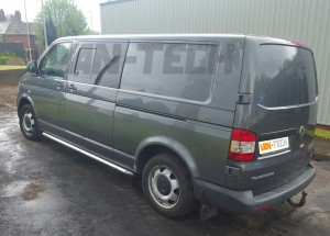 VW Transporter T5 Before picture Side bars and roof rails