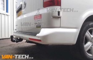 VW transporter t5 fitted with rear bumper protectro and sportline front bumper