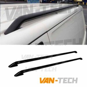 VW T5 T5.1 T6 T6.1 Black Roof Rails Stainless Steel SWB LWB