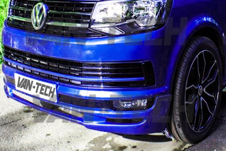 VW Transporter T6 Van Front Lower Bumper Spoiler / Splitter VanTech