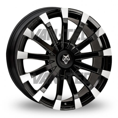 VW T5 T5.1 T6 Wolfrace Renaissance 20" Alloy Wheels Black / Polished