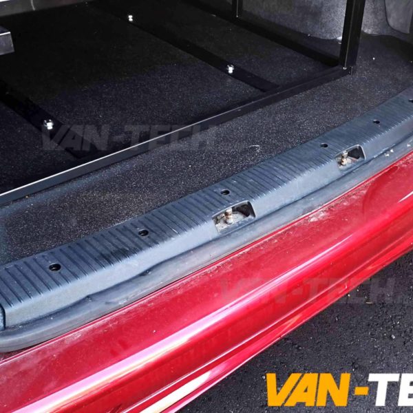 VW T5 Rear Bumper Sill Cover Carbon Fibre | Van-Tech