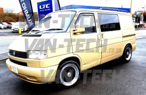 Van-Tech VW Transporter T4 with 18 inch Calibre Vintage Wheels fitted (2)