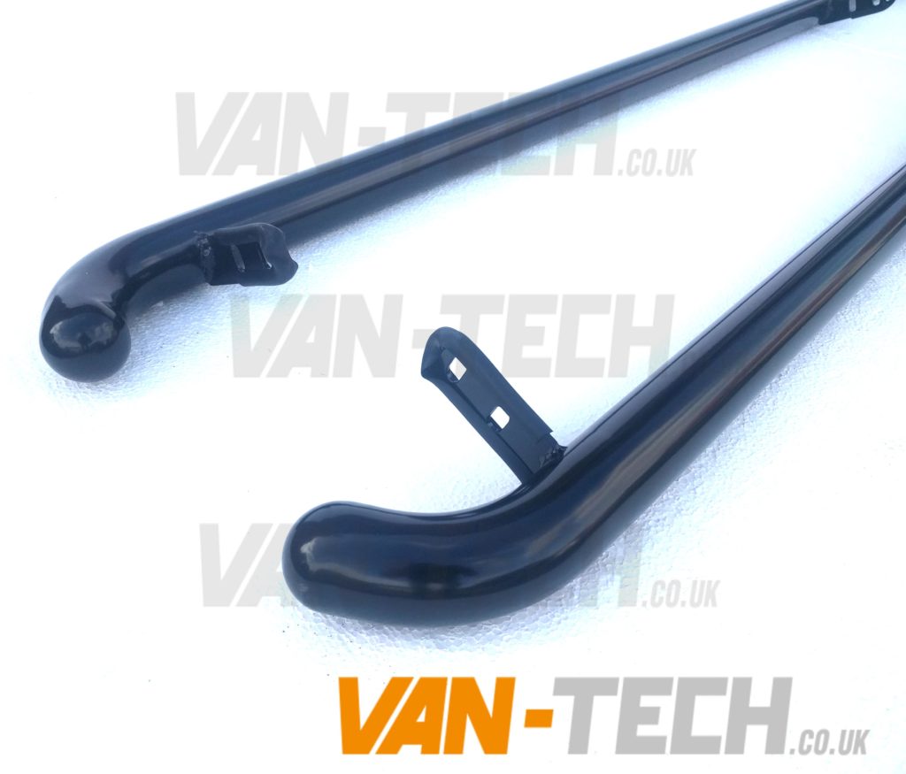 Ford Transit Custom Black Side Bars SWB VanTech