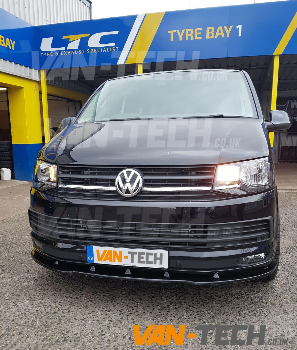 VW Transporter T6 Van Front Bumper Lower Splitter / Spoiler