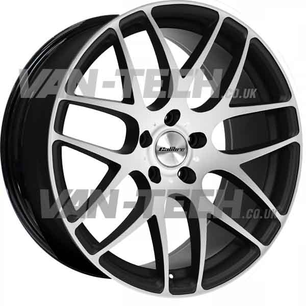 VW T5 T5.1 T6 Calibre Exile-R Alloy Wheels 18" Black / Polished