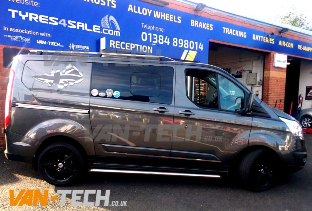 Ford Transit Custom Load Rails Ford Transit Custom Aluminium Roof Rails | Van-Tech