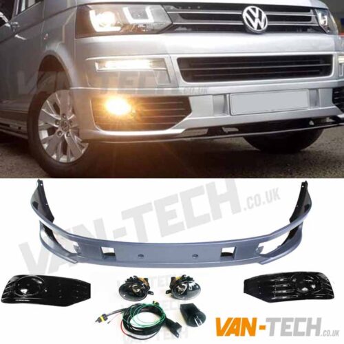 Smoked LED Rear Light Pair For VW Transporter T5 Caravelle (2003-2010) - Aftermarket PRL9069