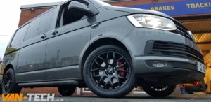 VW T5 T5.1 T6 Calibre Exile-R 18" Alloy Wheels Gloss Black