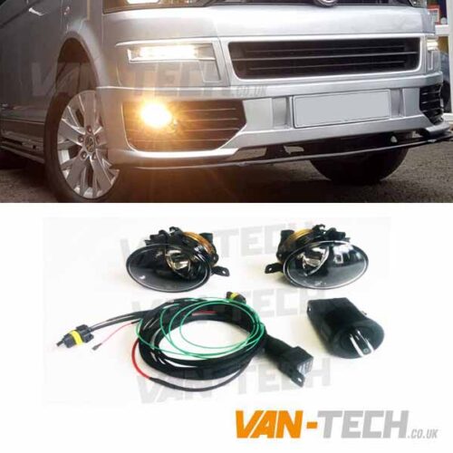 VW T5.1 Fog Lights and Wiring Kit fits models 2010 - onwards