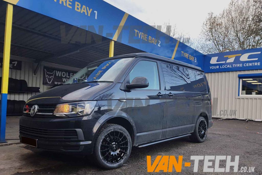 VW Transporter T6 fitted with Calibre T-Sport 18″ Alloy Wheels and ...