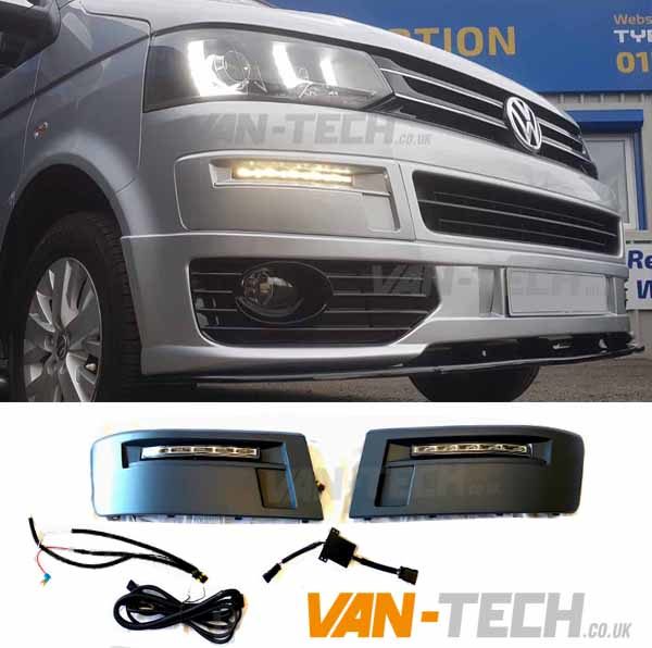 VW T5.1 Transporter Daylight Daytime Running Lights LED