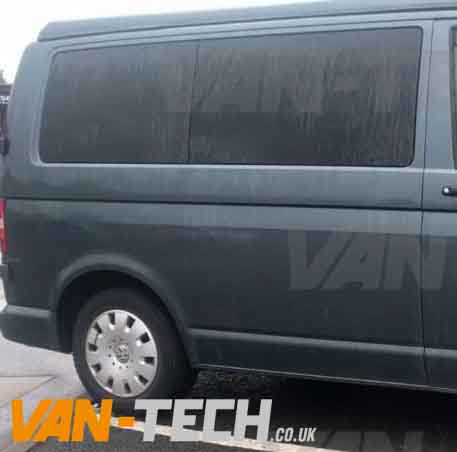 Window tint Volkswagen T5 Transporter L1, Removable temporary car tint