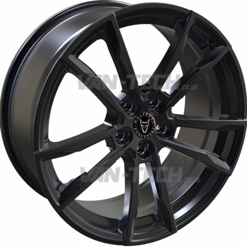 VW T5 T5.1 T6 Wolfrace Dortmund 20″ Alloy Wheels Gloss Black