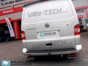 VW T5 Transporter Stainless Steel Custom Exhaust Back Box