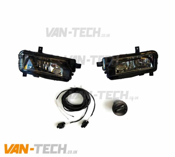 VW T6 Fog Lights with Bulbs, Wiring Kit and Switch