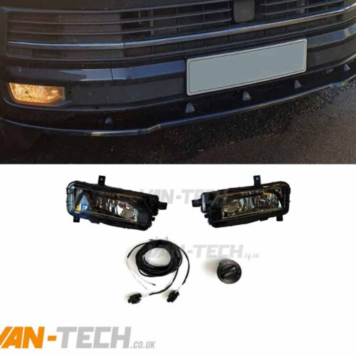 VW T6 Fog Lights with Bulbs, Wiring Kit and Switch