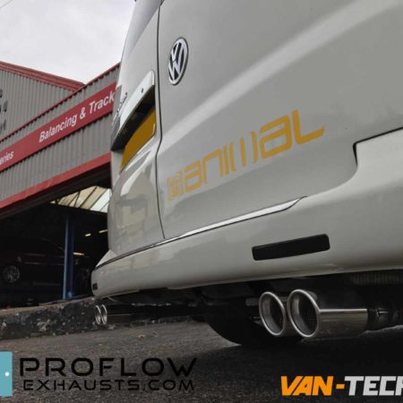 VW T5 fitted with a Proflow Stainless Steel Custom Exhaust