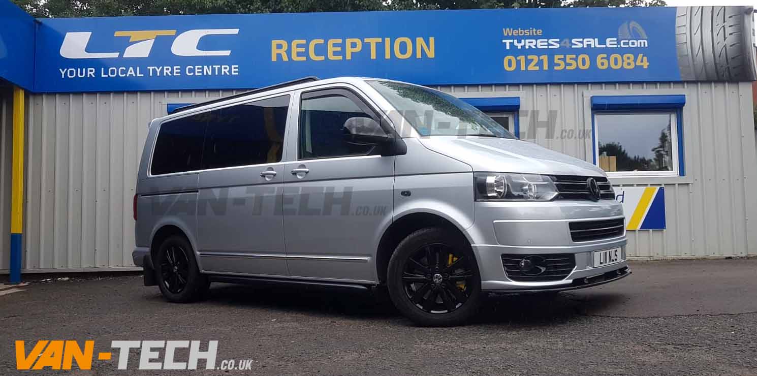 VW Transporter T5 fitted with lots of Van-Tech Accessories