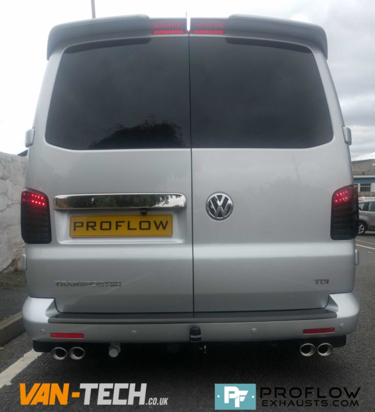 VW Transporter T6 T6.1 Rear Barn Door Spoiler Primer
