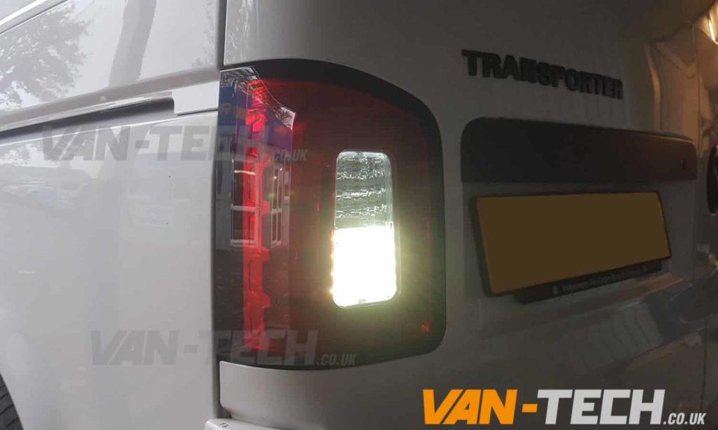 Now in Stock VW T6 LED Red Clear Barn Door Rear Lights
