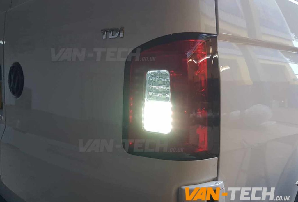 VW T6 LED Red Clear Barn Door Replacement Rear Lights
