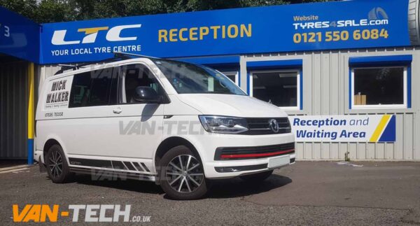 VW Transporter T6 fitted with Van-Tech Accessories