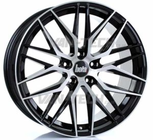 VW T5 T5.1 T6 Bola B22 20" Alloy Wheels Black and Polished