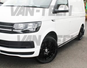 VW T5 T5.1 T6 Side Bars Black Sportline O.E Style