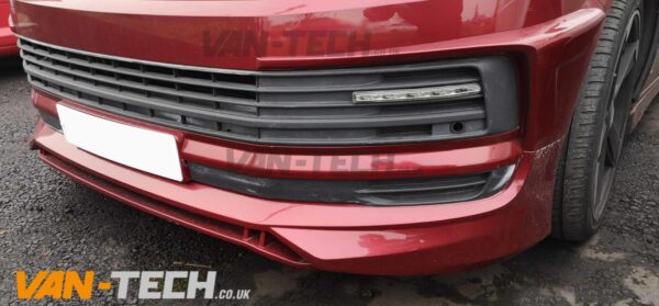 VW Transporter T6 Van Front Lower Bumper Spoiler