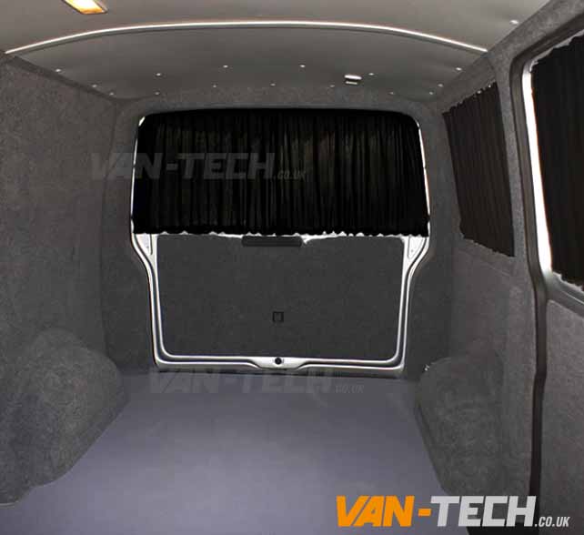 VW T5 / T5.1 / T6 Blackout Curtains - LWB Passenger Side Rear